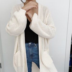 BDG Long Open-front Cardigan
